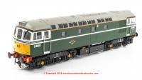 3339 Heljan Class 33/2 Diesel Locomotive number D6593 in BR Green livery with high intensity headlight